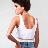 MAZE - Halter Bra Arnés Marrón TESTER - Bijoux Indiscrets Tester