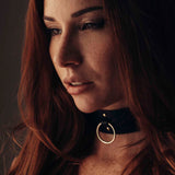 MAZE - Gargantilla ancha negra TESTER - Bijoux Indiscrets Tester