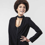 MAZE - Gargantilla ancha negra TESTER - Bijoux Indiscrets Tester