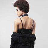 MAZE - Gargantilla ancha negra TESTER - Bijoux Indiscrets Tester