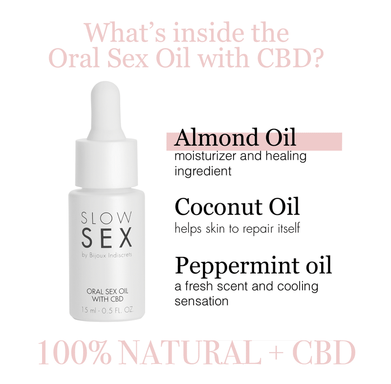 Aceite para sexo oral con CBD