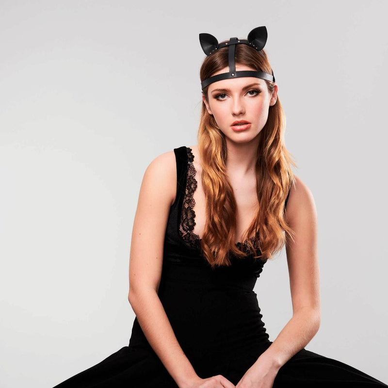 MAZE - Arnés para la cabeza con orejas de gato - Bijoux Indiscrets