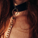 MAZE - Breites Halsband und Leine - Bijoux Indiscrets
